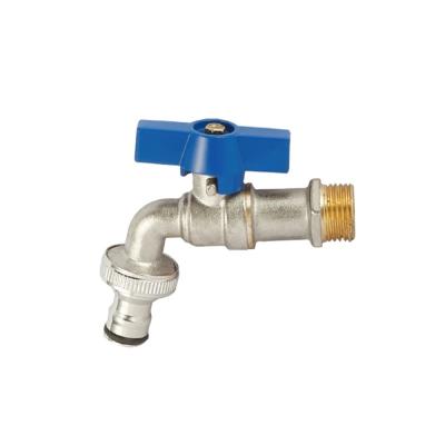 China china factory hose forged 1/2 '' brass garden mixer tap with plastic handle en venta