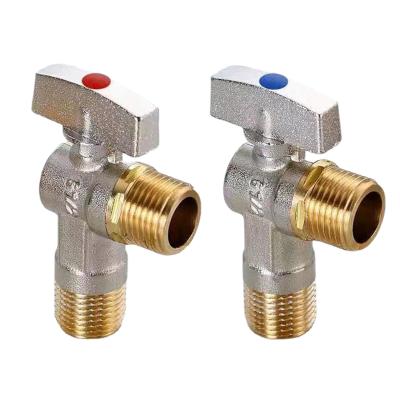 China Safety DN20-NPT Plumbing Angle Valve Triangle Angle Valve 1/2inch for sale