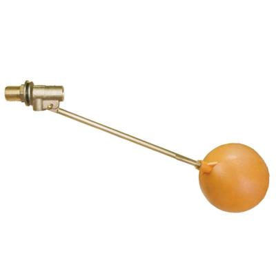 China Evaporative Cooler Brass Float Valve With Ball Bulkhead Mounting Non Rusting for sale