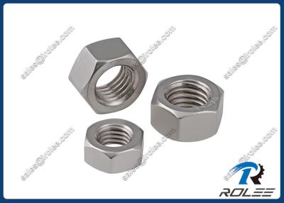 China 304/316/A2-70/A4-80 Stainless Steel Left-hand DIN934 Metric Hex Nut for sale