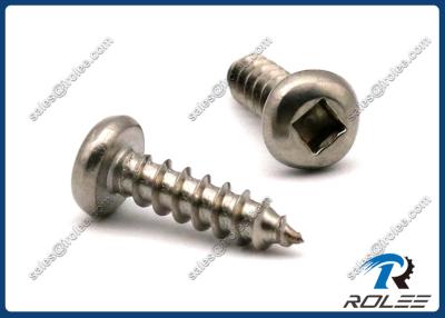 China 304/18-8/316 Stainless Steel Square Drive Pan Head Sheet Metal Screw for sale