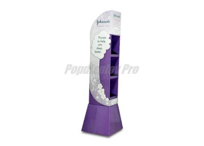 China Advertising Cardboard Point Of Sale Display Units Elegant With Square False Base for sale