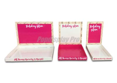 China Walmart Paper PDQ Tray Display Stylish For  Holiday Glam Cosmetics for sale