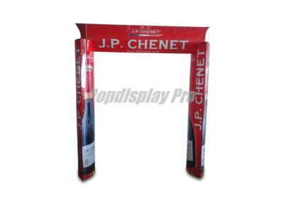 China Promotional Paper Flooring Standee Display Large Arche for Red Wine JPC for sale