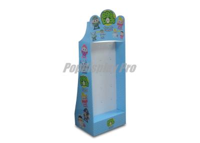 China Stylish Cardboard Peg Display For Innovative Toys Holding 15 Wire Hooks for sale