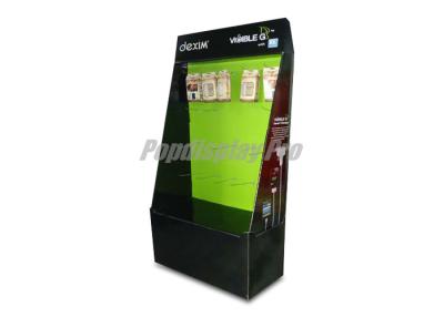 China Personalized Cardboard Hook Display , 25 Wire Hooks Retail Point Of Sale Displays for sale