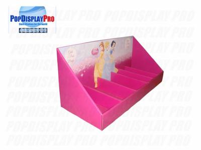China 350gsm CCNB Cardboard Counter Display 6 Dividers Disney Girls For Socks for sale
