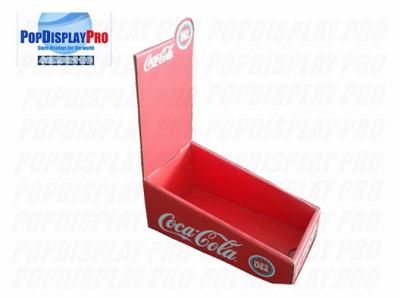 China Lightweight Counter Display Boxes Cardboard B Flute For Beverage Cola for sale