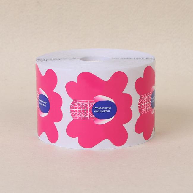 Custom logo Free Samples Paper Stickers Rolls UV Gels Hand Made Acrylic Butterfly Extension Nail forms