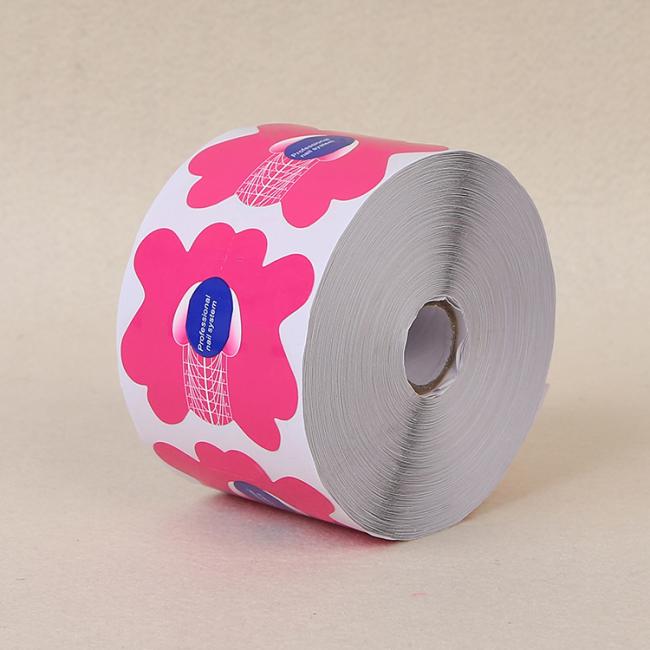 Custom logo Free Samples Paper Stickers Rolls UV Gels Hand Made Acrylic Butterfly Extension Nail forms