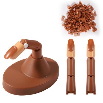 China Finger Nail Beauty Tool Professional Movable Nail Training Hand for Acrylic Nails for sale