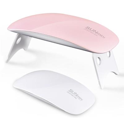 China Portable USB Drying Lamp Sun Mini 6 W Nail Lamp Dryer Machine for Gel Polish Curing for sale