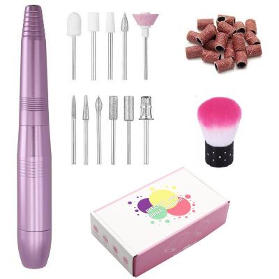 China High Speed Polishing Electric Nail Drill Professional Portable Nail Drills in 4 Colors for sale