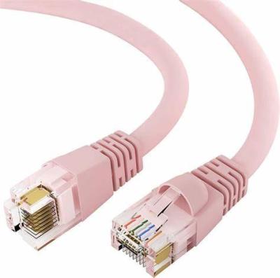 China EJE de 1m a 100m Cable Cat6 rosa Rj45 Cat 6 Ethernet Cable de Internet con parche en venta