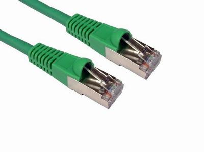 China Cable de parche de Ethernet Cat 7 de 23/24/26AWG personalizado con protección BC CCA CCS 25 Ft en venta