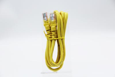 China Customized Cat5E Ethernet Patch Cable CCS Conductor 24 AWG Wire Gauge Gold Plated Connectors Bulk Packaging en venta