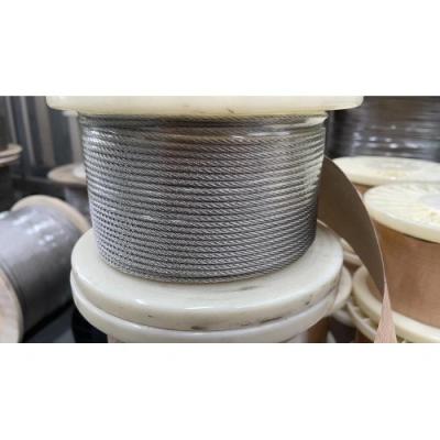 China PVC Coated Stainless Steel Wire Rope 1.5 Mm 1.6mm 2mm Corrosion Resistance for sale