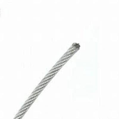 China Alta cuerda inoxidable material del cable de alambre de la cuerda de alambre de acero 1x19 en venta