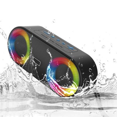 China USB RGB Light Waterproof Bluetooth Speaker , Wireless Mini Speakers OEM for sale