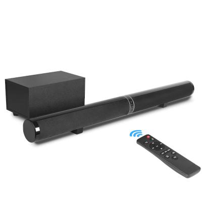 China 2.1 Channels Wireless Bluetooth Soundbar , TV Speaker Soundbar With Subwwoofer for sale