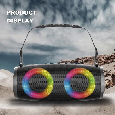 China Aux In RGB Light Bluetooth Speaker With 100Hz 18KHz Frequency Response for sale