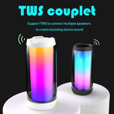China Stereo RGB Wireless Portable Bluetooth Speakers With 1500mA Battery for sale