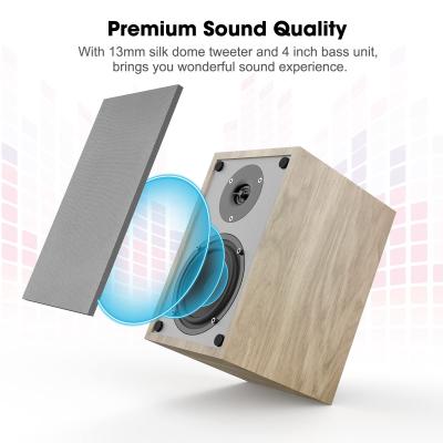 China 100W Audio Bluetooth Bookshelf Speakers Wireless For Home Theater for sale
