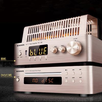 China Gold Color Bluetooth Hifi Tube Amplifier For Home Audio Sound Speaker for sale