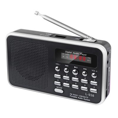 China LED FM Portable Battery Operated Radio With 3.7V 400mAh Battery for sale