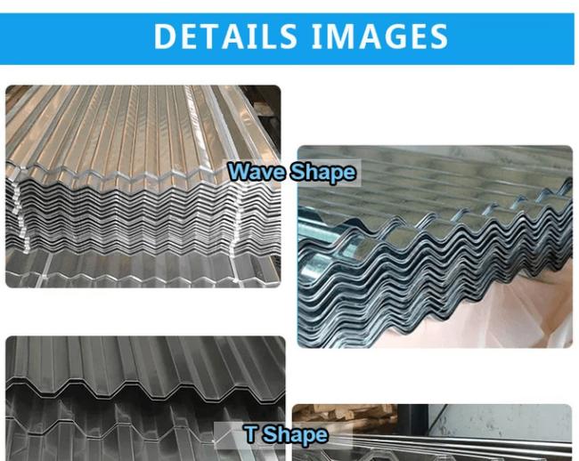 0.18mm Thickness Corrugated Metal Roofing Gauge Galvanized Steel Sheet In Zimbabwee 1