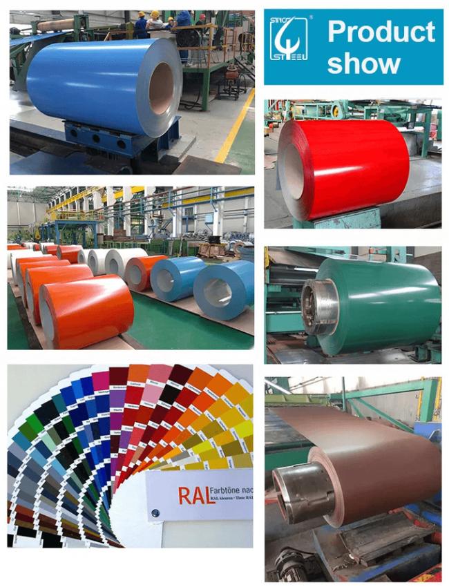 Pre Painted Galvanized Steel Coil 600 - 1250MM Corrosion Resistance Property 2