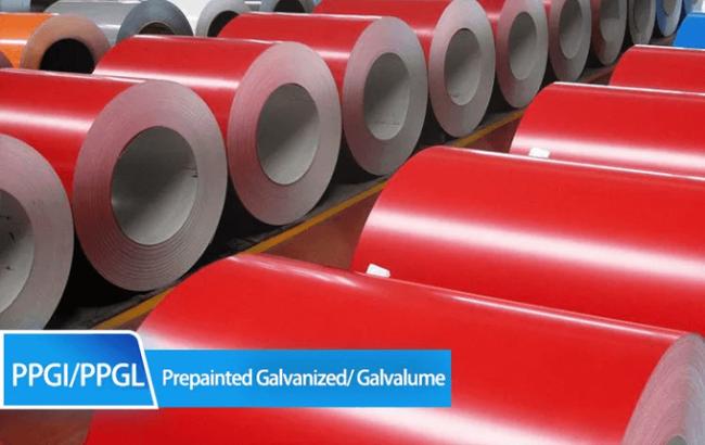 Pre Painted Galvanized Steel Coil 600 - 1250MM Corrosion Resistance Property 0