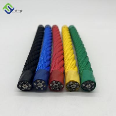 China Steel Core Playground Combination Wire Rope 6 Strand 16mm for sale