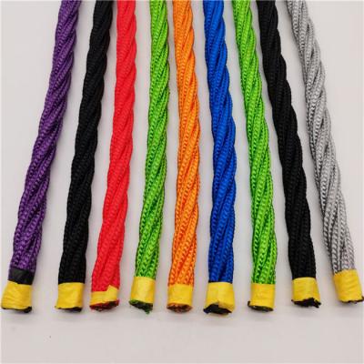 China 500m Length Polyester Combination Rope 4 Strand Playground Rope for sale