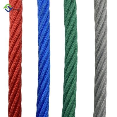 China UV Resistant Combination Wire Rope 6 Strand 16mm Polyester Customized for sale