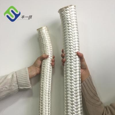 China Heavy Duty Nylon Mooring Rope 2 Inch 48mm Polyamide Double Braided Yachting Rope for sale