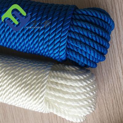 Cina Resistenza UV torta bianca della corda di nylon di 3 fili ad alta resistenza in vendita