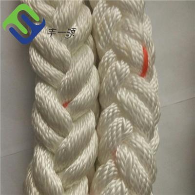 China 56mm Eight Strand Plaited Rope Polyester Mooring Rope For Shipbuilding for sale