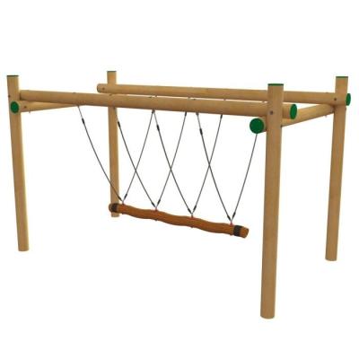 China Outdoor Swing Playground Rope Bridge Polyester SGS Approved for sale