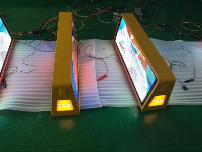 China Easy installation taxi led advertising sign , wireless taxi top sign for sale