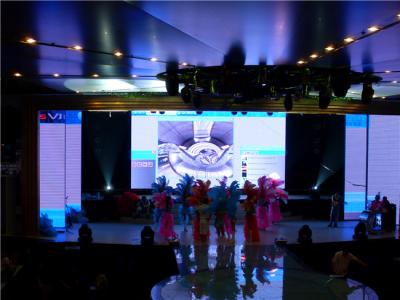 China P4.8 llevó el piso p3.9, p6.25 llevado, pantalla LED de alquiler llevada interior llevada de las pantallas de la pared video del piso 288mm*288m m en venta