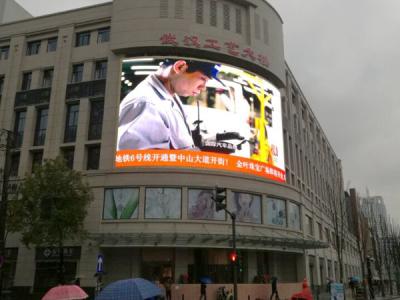 China P10 P8 P6 outdoor media advertising billboard wall for full color video show for sale