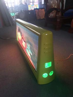 China High Brightness Taxi Top Led Sign Waterproof Double Side Full Color Video 5mm Pixel Pitch for sale