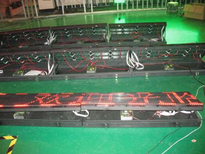China Outdoor 10000 Dots CE Scrolling LED Sign For Airport , Led Programmable Sign for sale