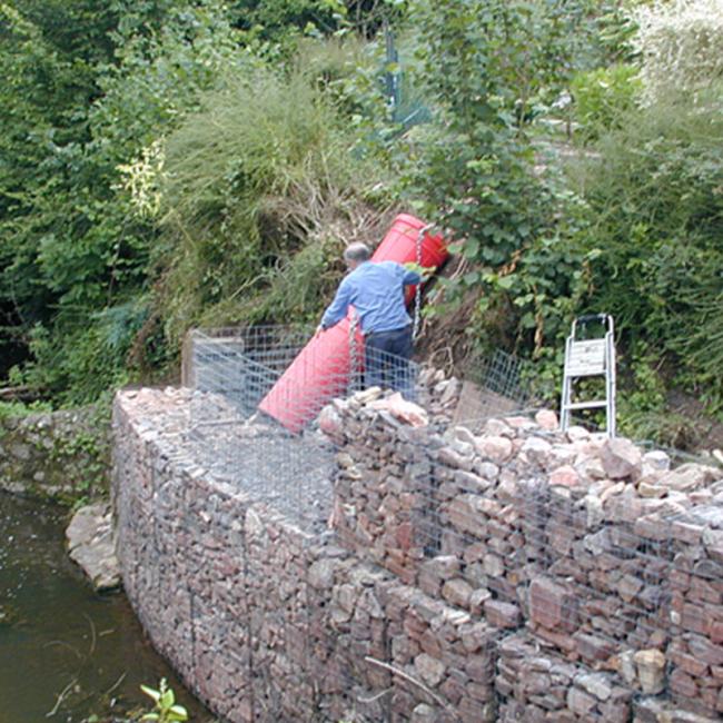 Kenya 2*1*0.3m Customized Wire Mesh Galvanized Gabion Wall Fence Factory In Africa