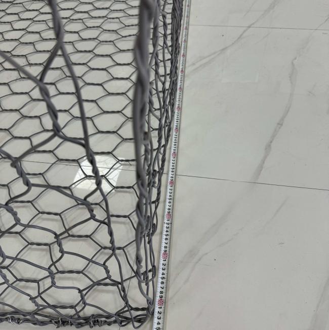 Kenya 2*1*0.3m Customized Wire Mesh Galvanized Gabion Wall Fence Factory In Africa
