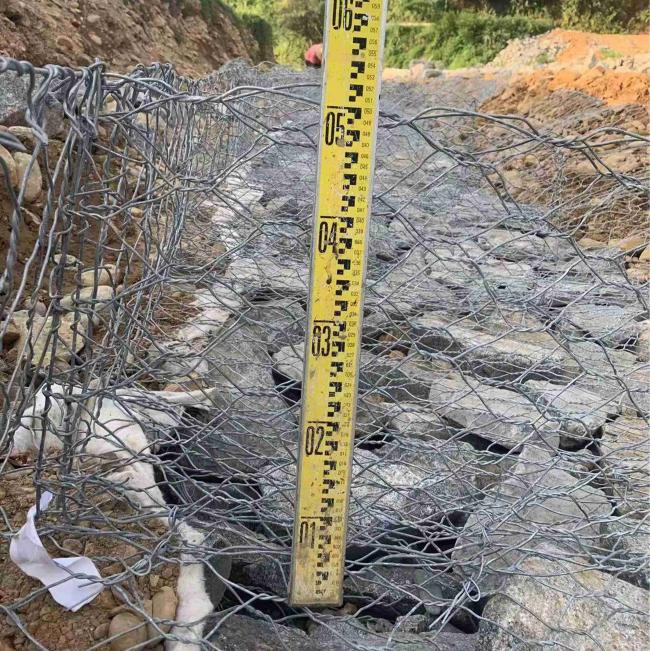 Kenya 2*1*0.3m Customized Wire Mesh Galvanized Gabion Wall Fence Factory In Africa