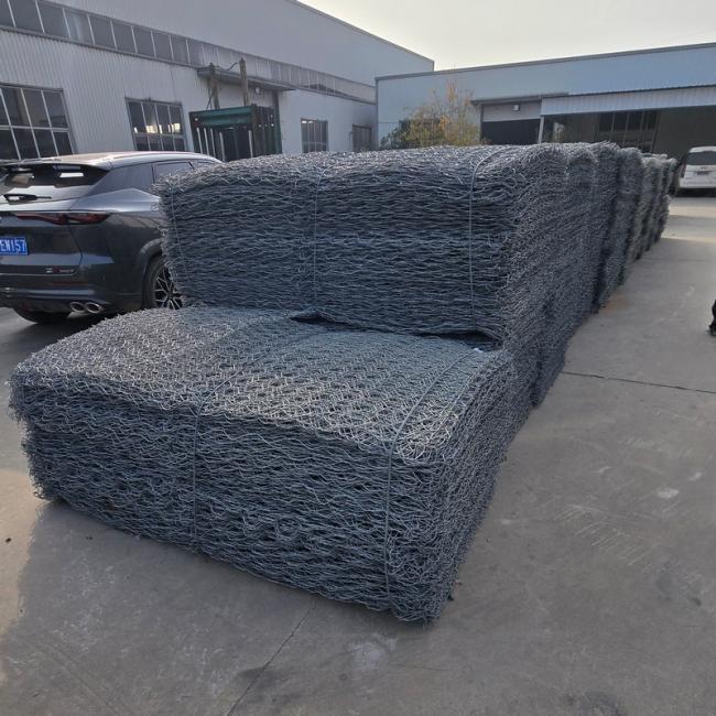 Kenya 2*1*0.3m Customized Wire Mesh Galvanized Gabion Wall Fence Factory In Africa