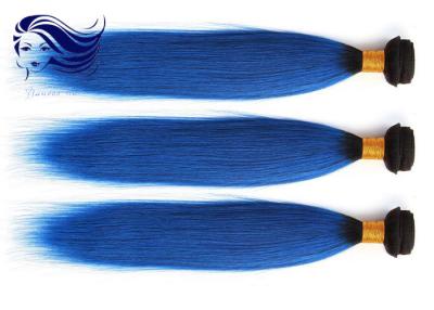 China Color perfecto de Ombre de la armadura del cabello humano recto para el tono del pelo oscuro 2 en venta