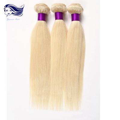 China Extensiones coloreadas brillantes del cabello humano, extensiones rubias del cabello humano en venta